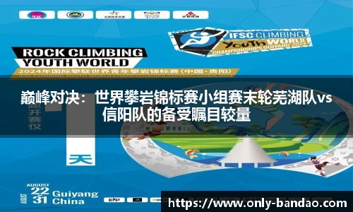 巅峰对决：世界攀岩锦标赛小组赛末轮芜湖队vs信阳队的备受瞩目较量
